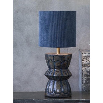 Ceramiczna lampa stołowa boho Larry duża podstawa